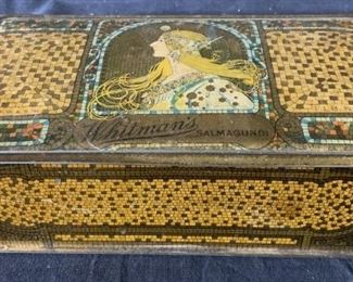Whitman’s Salmagundi Art Deco Tin Box
