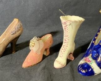 Group Lot 4 Shoe Figurines
