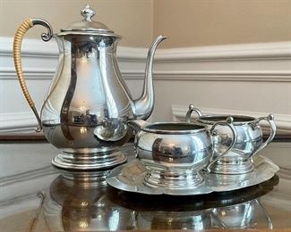 Henle pewter Tea Set