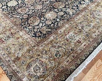 Oriental rug, approx. 10 X 14, gray & gold tones