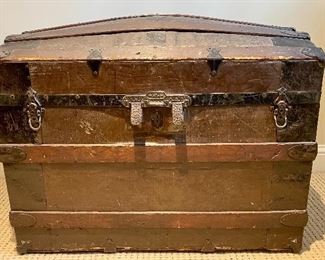 Large Antique Trunk by Barnard