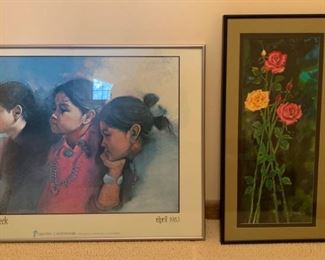 2 Framed Paintings