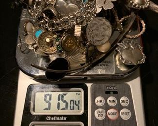 545 Grams of Sterling Silver
