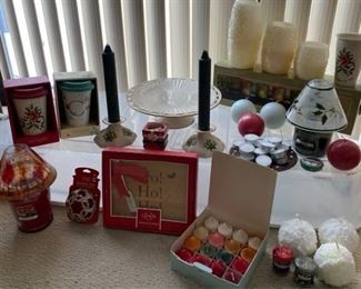 Holiday Lenox Yankee and Party Lite