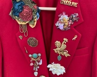 Valentine Red Lapel Flair