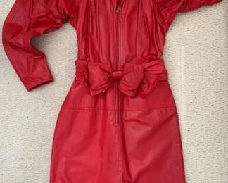 Vintage Red Leather Rickie Freeman