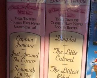 Shirley Temple Collectible video tapes