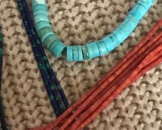 Old Zuni medicine man necklaces 