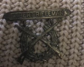 Antique rifle pin 