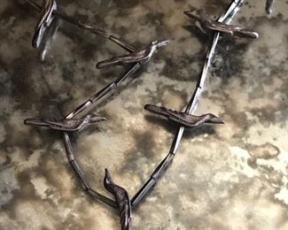 Stunning Zuni bird fetish necklace 