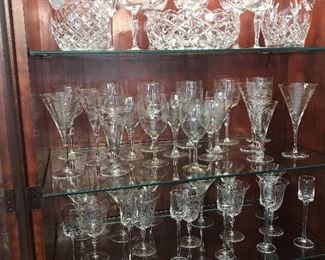 Waterford and cut vintage crystal of all kinds 