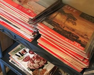 Perfectly preserved and archived LIFE MAGAZINES and others