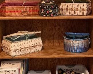 Assorted Sewing Baskets