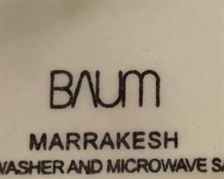 Baum Dinnerware