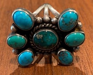 Turquoise and Sterling Ring