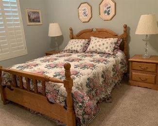 Vintage Oak Bedroom Set
