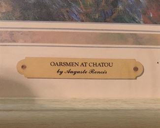 Oarsmen at Chatou by August Renoir