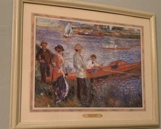 Oarsmen at Chatou by August Renoir