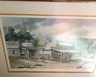 Nancy Taylor Stonington. We have 2 watercolors of hers.  