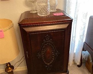 Antique sewing cabinet
