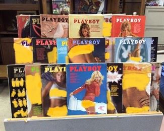 Collection of Vintage 1960’s & 70’s Playboy Magazines