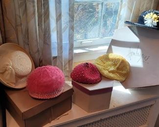 Collection of Vintage Hats