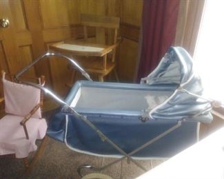 Antique baby pram