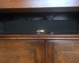 Area for dvd, stereo, etc