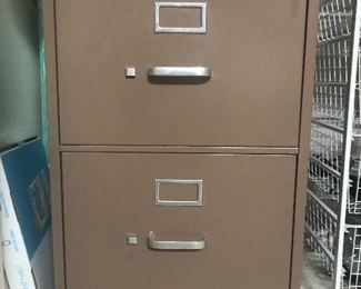 Metal file cabinet