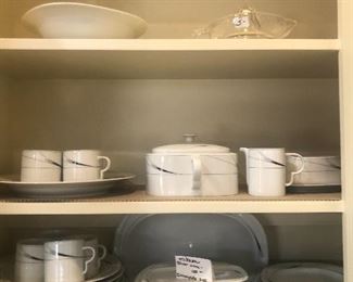 Mikasa Caviar dinnerware