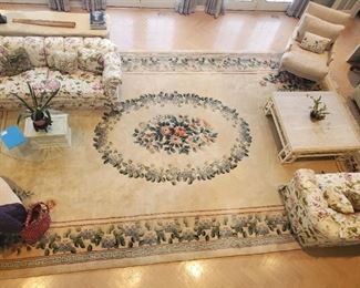 "Einstein Moonjy" special ordered in China - Wool Rug 144" by 242".