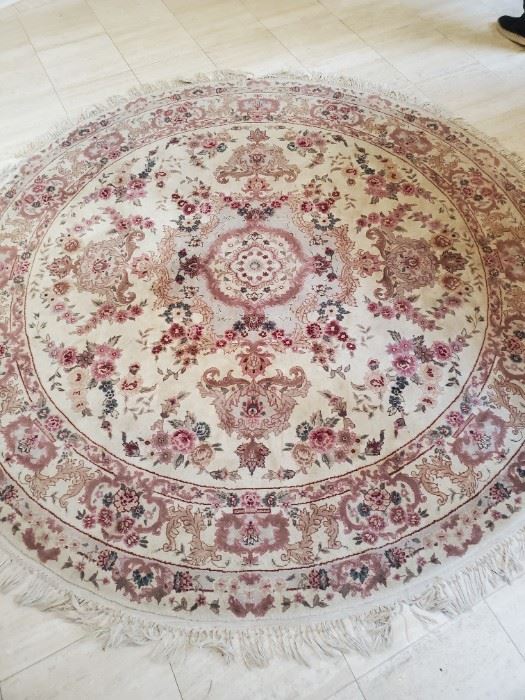 Round Foyer Rug 73"