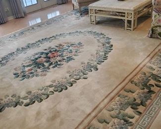 Wool rug - 12' by 21', Designed and special ordered through "Einstein Moomjy"