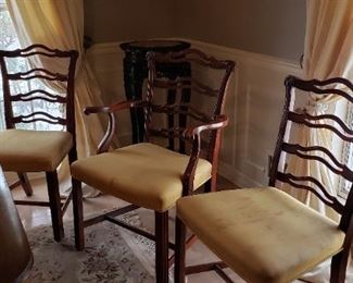 4 side & 2 arm chairs