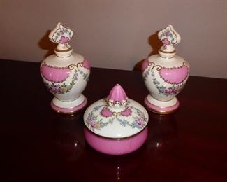 Antique Porcelain Dresser Set