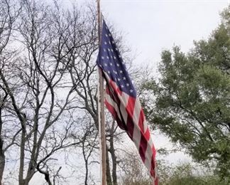 Large Vintage American Flag