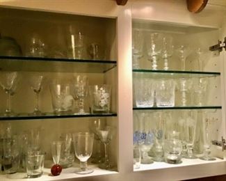 Budweiser Glasses, and other Crystal 