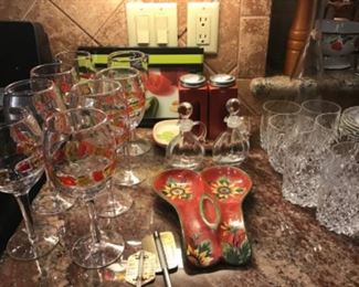 Hand blown Stemware and Crystal 