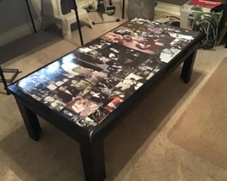 Custom FranK Sinatra Coffee Table
