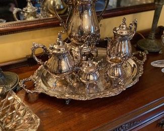 Silver tea set