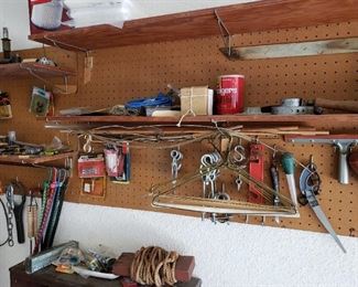 Garage items and tools
