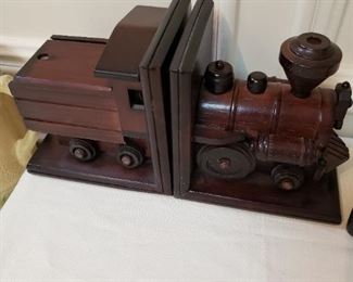 Train Book Ends
