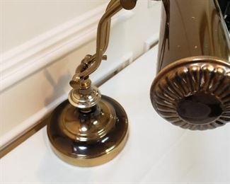 Old Brass Bankers Lamp- Mint