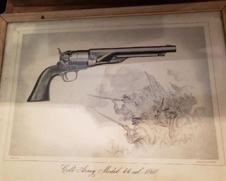 Old Gun Print- Civil War