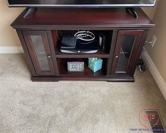 Cherry Wood TV Stand