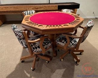 MIKHAIL DARAFEEV Game/Poker Table from Alkar Billiards
