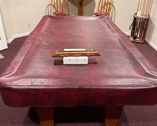 OLHAUSEN Accu-Fast Pool Table with Ping Pong Table Topper from Alkar Billiards