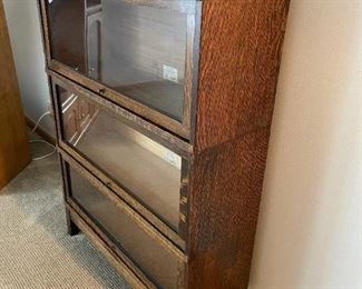 Antique Globe Wernicke Barrister Bookcase