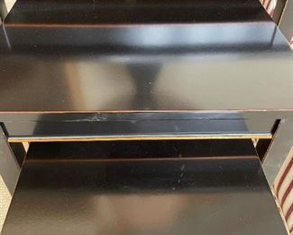 Contemporary Nesting Tables - Black Piano Finish
