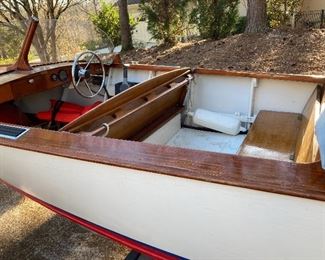 Interior of boat